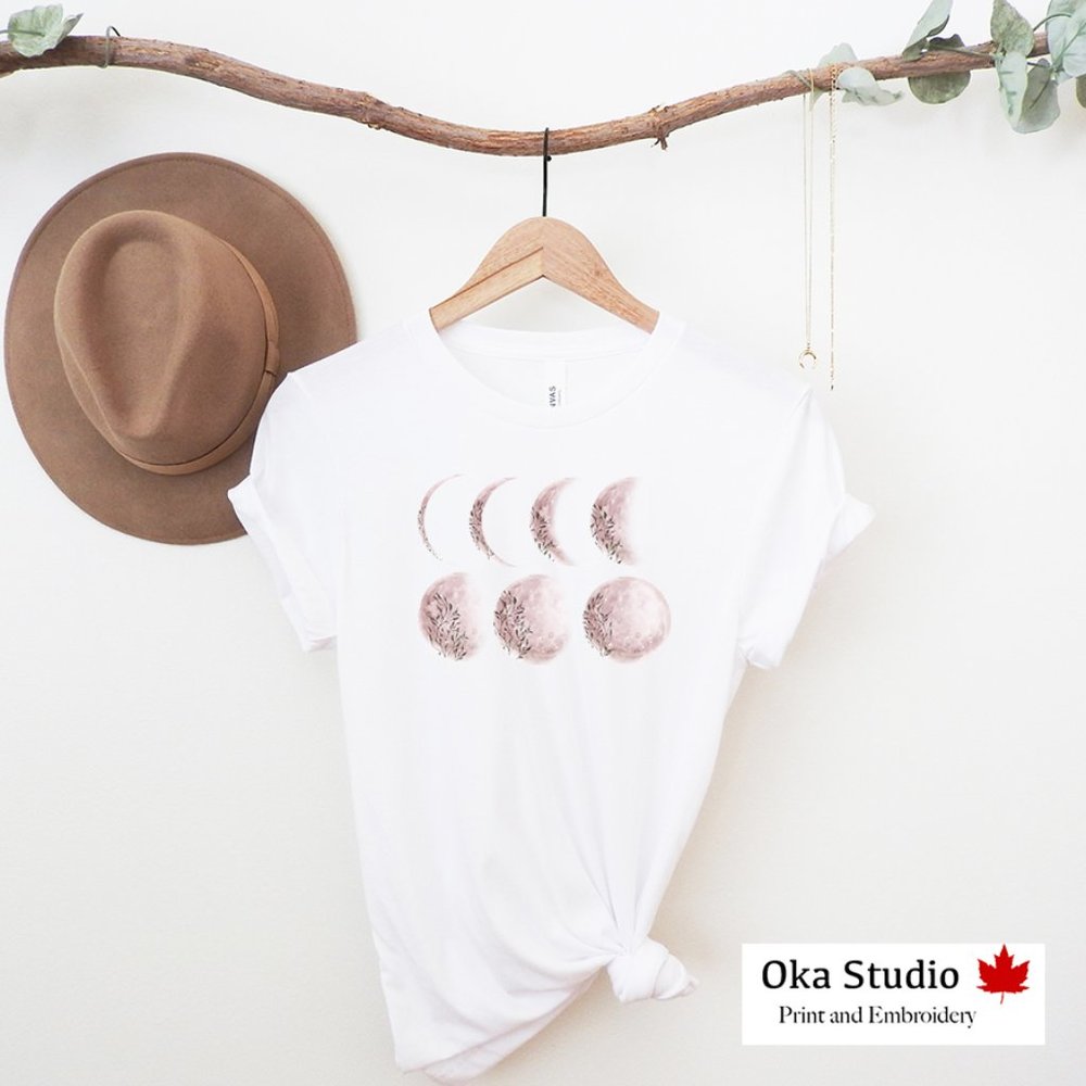 7 Moon phases T-shirt